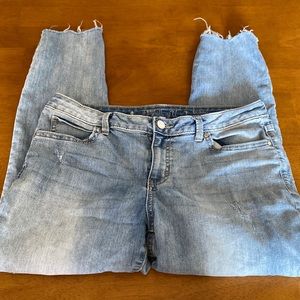 Light wash jeans